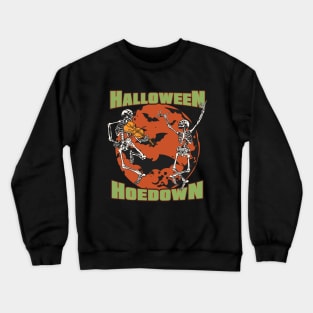 Dancing Skeletons Halloween Hoedown Vintage Skeleton Dance Challenge Crewneck Sweatshirt